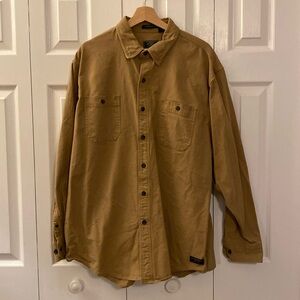 G H Bass & Co Men’s Canvas Work Shirt Heavy Duty Suze XL